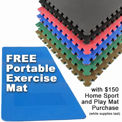 Play Mats: Home Sport Exercise and Play Mat 3/4 Inch 