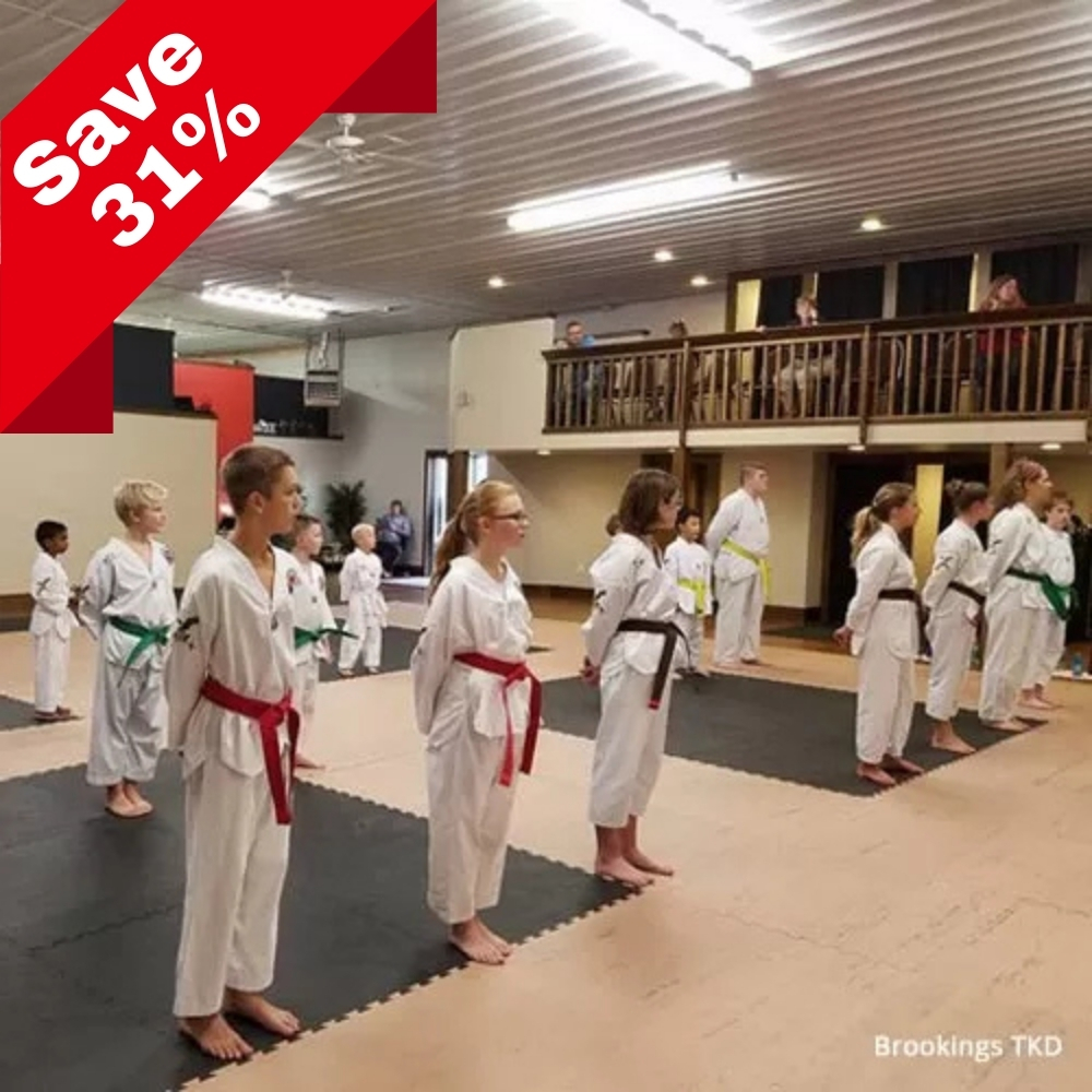 Karate Mats showing Brookings tkd class karate 1 inch mat