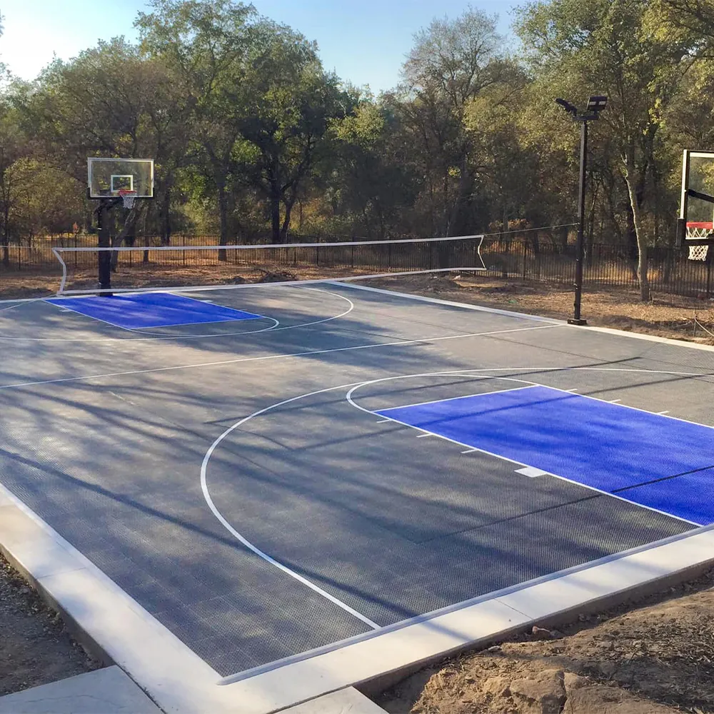 dunkstar pickleball court floor tiles