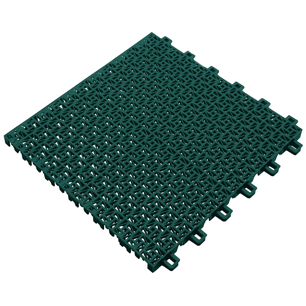tennis court tile for pickleball