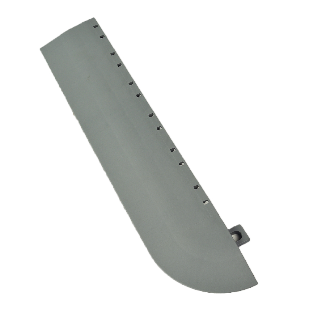 Male corner border for DunkStar Pickleball Outdoor Court Corner Edge Borders Gray 5/8 Inch x 3 Inches Wide