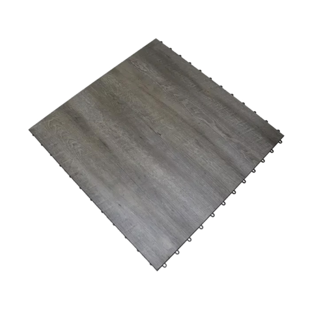 SnapLock Dance Floor Plus Premium Tiles 1/2 Inch x 3x3 Ft. full tile of Smoked Oak