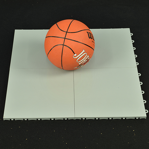 court floor tiles with basketball