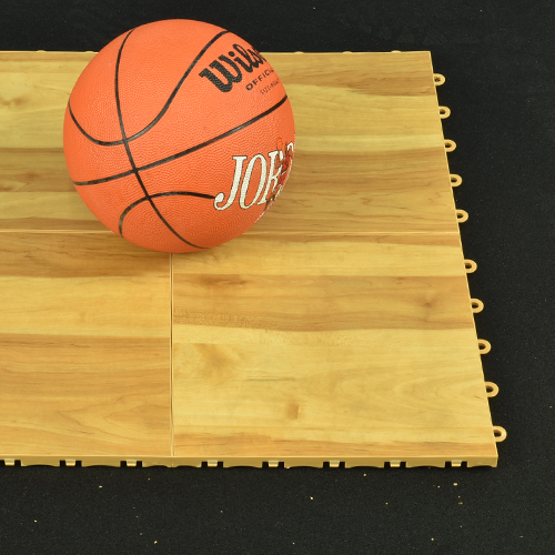 Maple Hardwood Basketball Court Tiles Indoor Modular