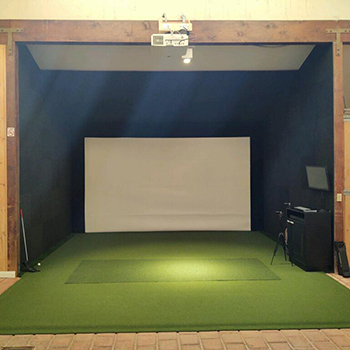 golf simulator carpet 