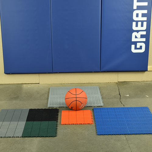 outdoor basketball tiles