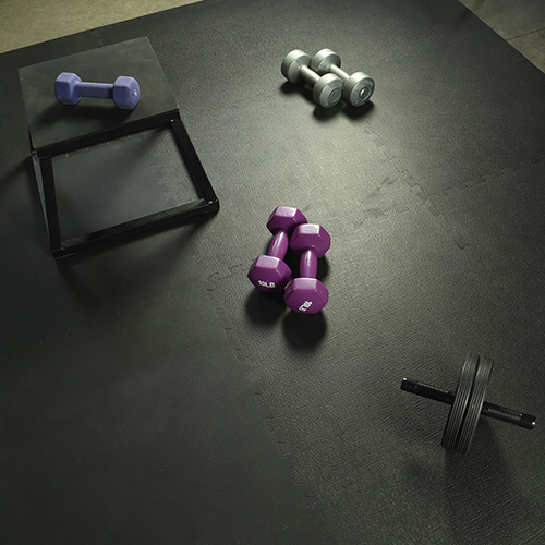 black sport foam tiles for exercise