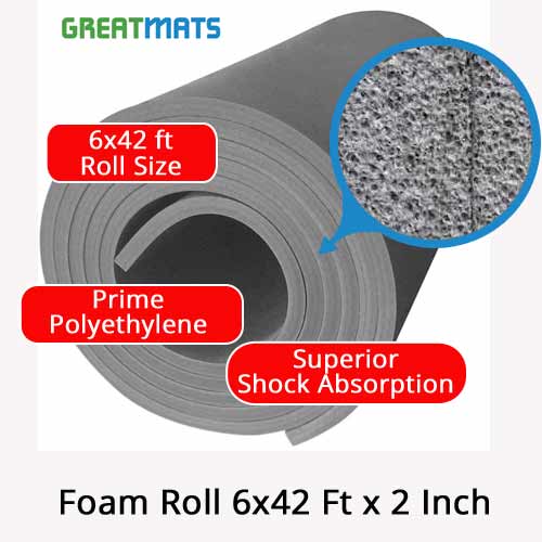 Foam flooring rolls provide superior shock absorption