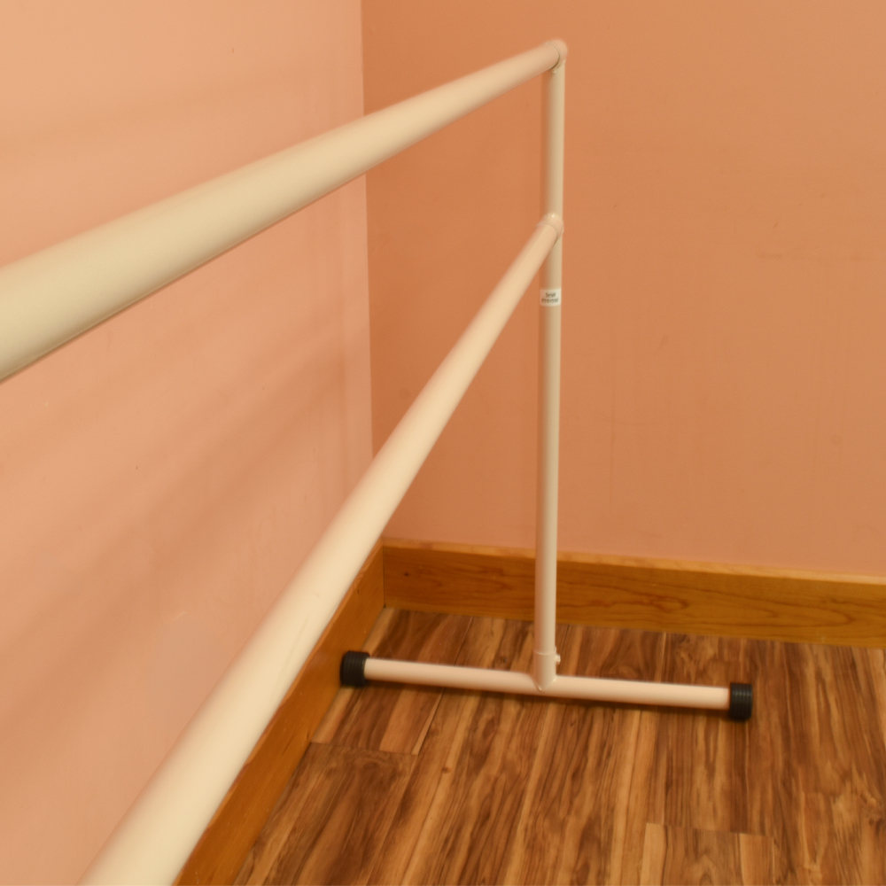 Close up of Portable Ballet Dance Barre 6 Ft.