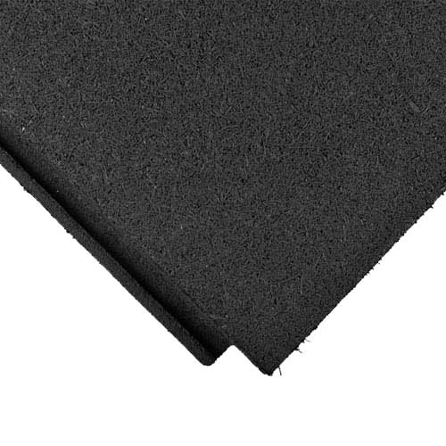 Sterling Rubber Playground Tile 4.25 Inch Black Tile corner.