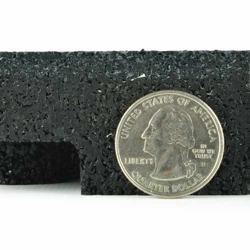 Thickness of Sterling Athletic Rubber Tile 1.25 Inch 35% Premium Colors