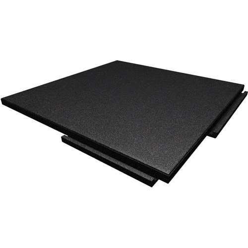 Rubber flooring tiles are extremely durable