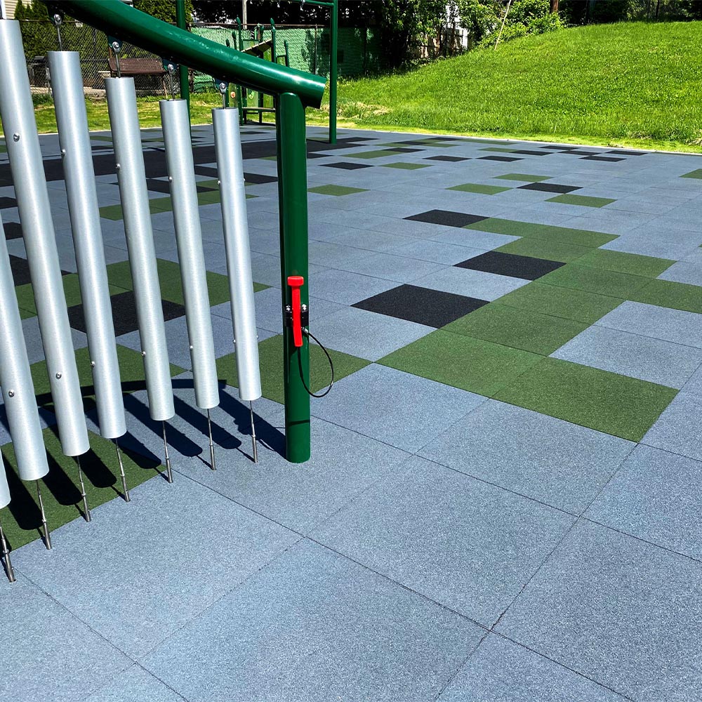 Greatmats Sterling Playground 2.25 Inch gray playround