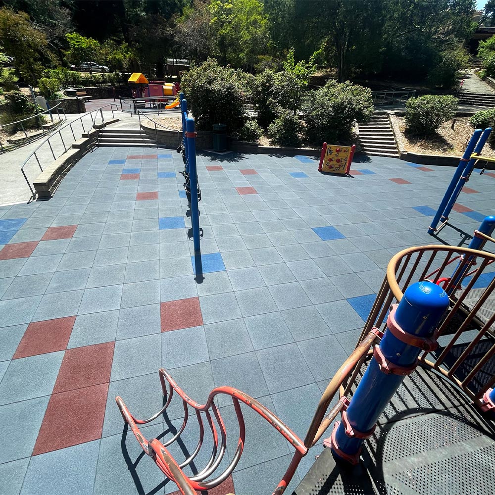 Greatmats Sterling Playground 2.25 Inch gray outdoor