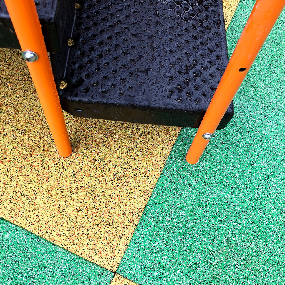 Sterling Playground Tile Interlocking 95% Premium Colors closeup