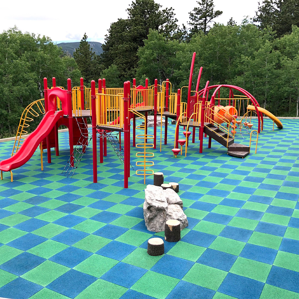 Sterling Playground Tile 2.25 Inch Solid Colors Outdoor Playground.