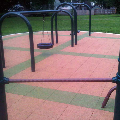 playground rubber safety mats