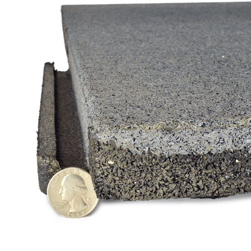 Heavy Duty Interlocking Rubber Roof Top Tiles