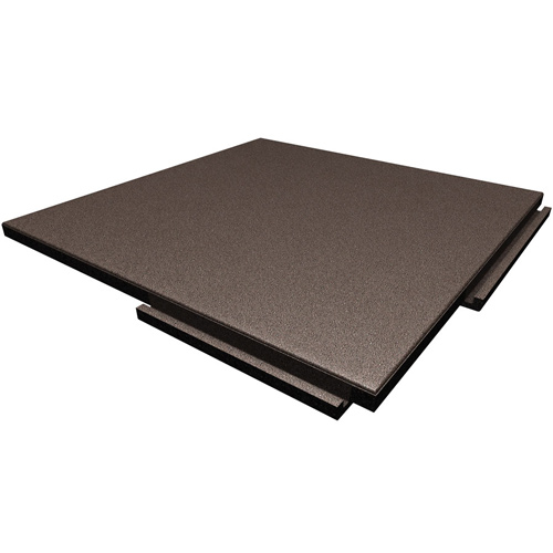 Sterling Athletic Sound Rubber Tile 2 Inch Colors brown tile