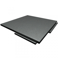 Rubber Deck Tiles And Decking Patio Greatmats Sterling Athletic Rubber Tile 1 25 Inch Gray