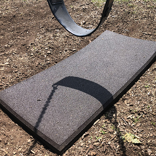 swing set wear rubber mat