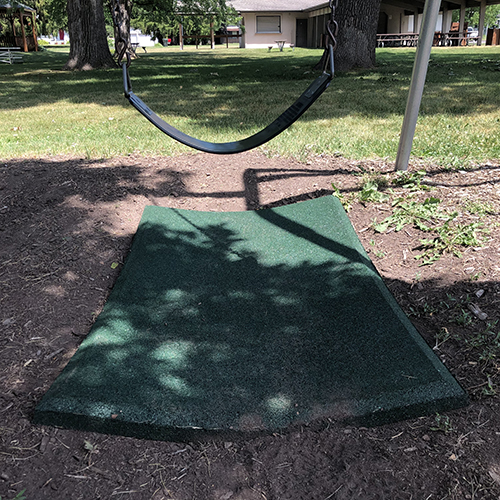 rubber commercial playground mats for under swings