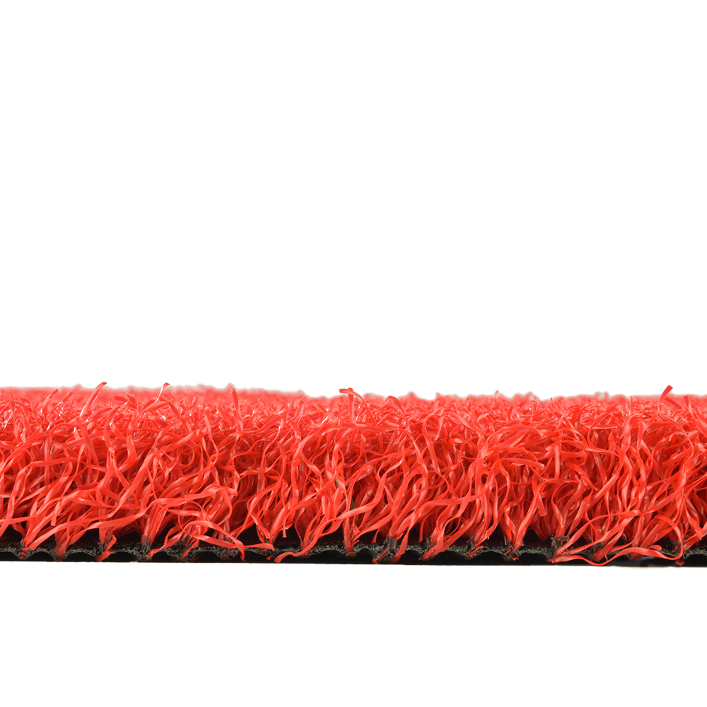 Greatmats Gym Turf Value 3/4 Inch x 15 Ft. Wide - Red side view