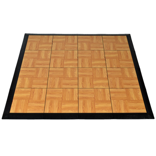 Greatmats Tap Dance Floor Kit | 4x4 ft x 5/8 inch | Tap Dance Flooring Tiles | with Borders | Easy DIY Portable Dance Flooring | Various Wood Colors