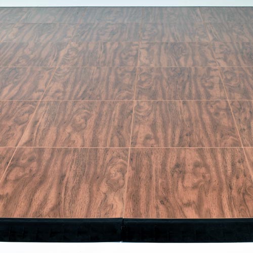 Tap Dance Floor Portable 6x6 Ft Kit cherry close.