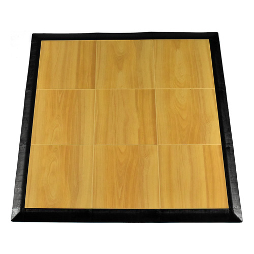 9 Piece Mats Soozier Portable Dance Floor Tiles 5 x 5 PVC Tap Ballet Trade Show Flooring