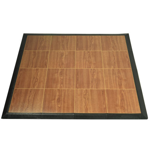 Greatmats Tap Dance Floor Kit | 4x4 ft x 5/8 inch | Tap Dance Flooring Tiles | with Borders | Easy DIY Portable Dance Flooring | Various Wood Colors