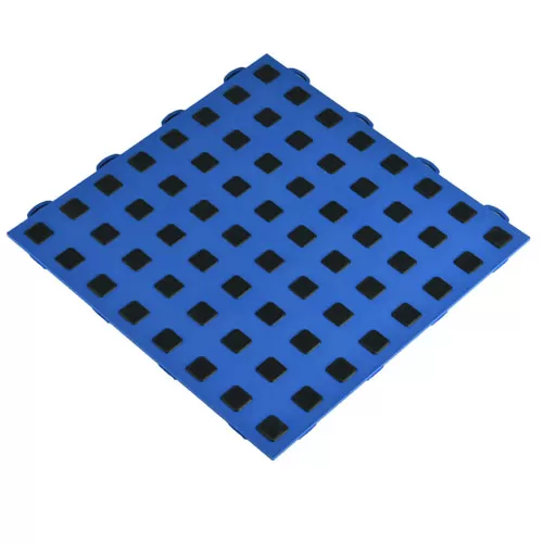 TechFloor Premium Tile with Traction Top Blue Tile 