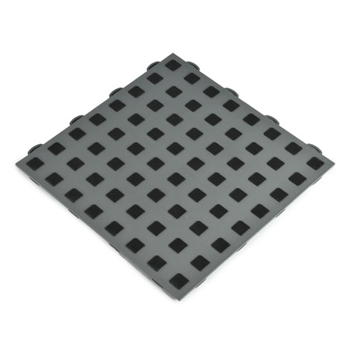 TechFloor Premium Tile with Traction Top Gray Tile 