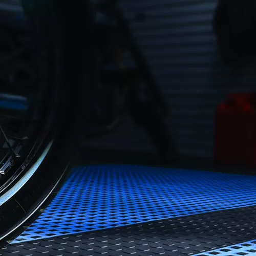 best floor tiles for motorcycles