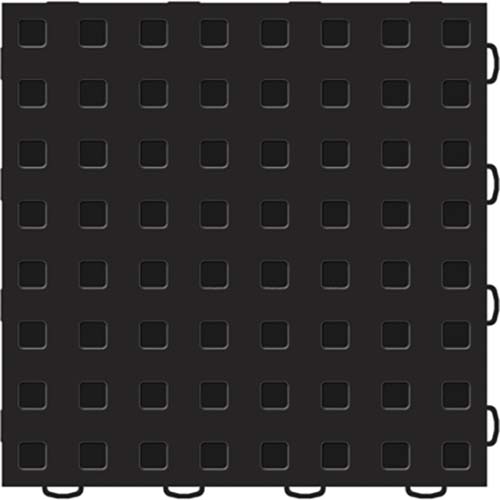 TechFloor Standard with Raised Squares in Black