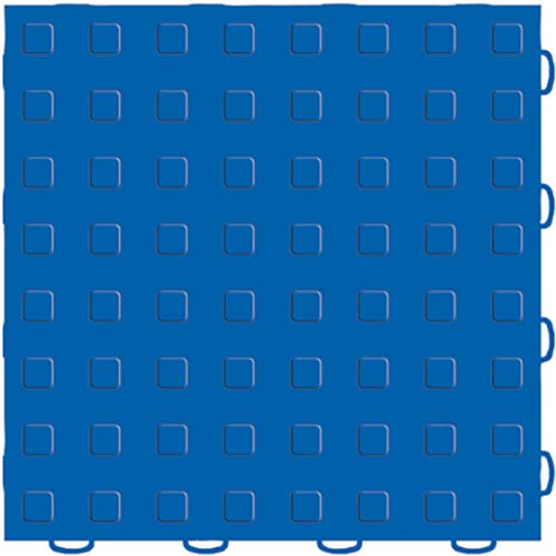 TechFloor Solid Tile with Raised Squares Carton of 10