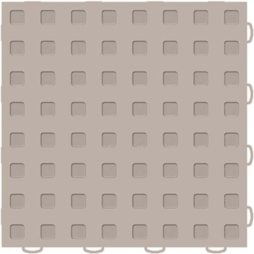 TechFloor Standard with Raised Squares in Tan