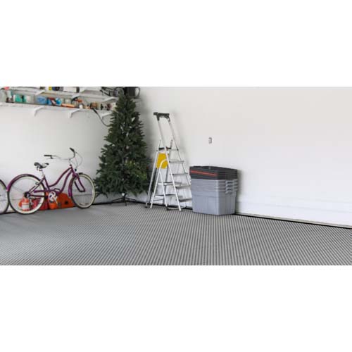 TechFloor Premium with Traction Top Floor Tile Shown in a storage room