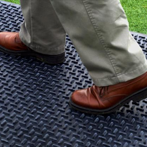 outdoor flooring over grass 
