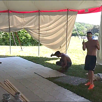 How Do You Install Modular Tent Flooring System Options