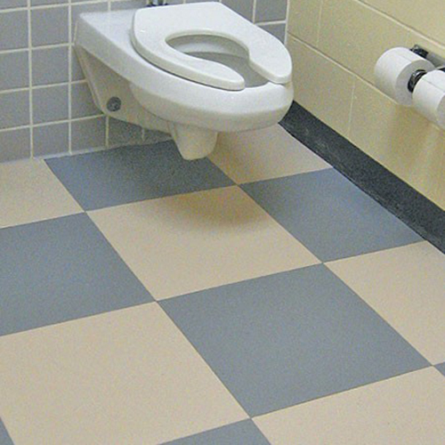 Durable White Plastic Flooring Tiles