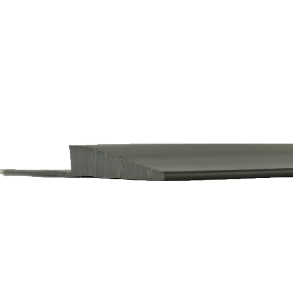 Tuff Seal Reducer Strip per LF front angle dark gray border