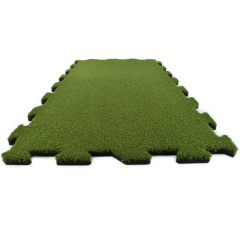 rubber base artificial grass turf tiles thumbnail