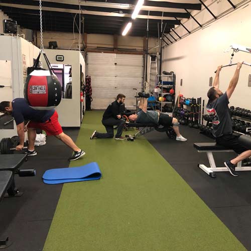 Padded Indoor Gym Turf for Strength Conditioning Sled Strip