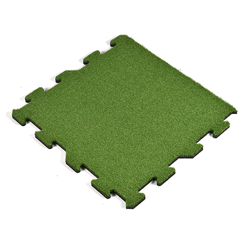 puzzle turf tile angled