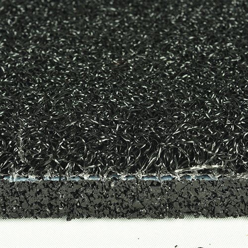 Commercial RageTurf Rally Roll 72 inch x 25 ft x 24 mm black side close
