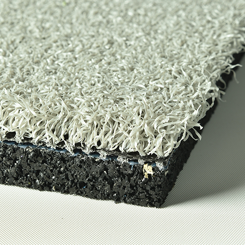 RageTurf Rally Roll 72 inch x 25 ft x 24 mm gray close corner texture