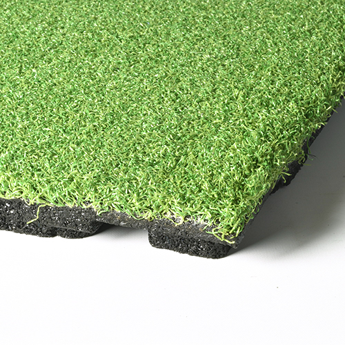 turf grass tiles with rubber backing