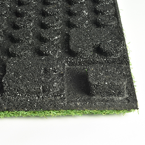 RageTurf UltraTile 24 x 24 Inch x 1 Inch corner bottom close