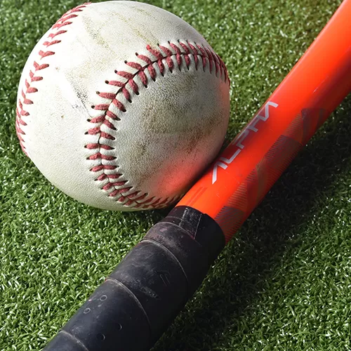Baseball Turf Pro With Bat and Ball